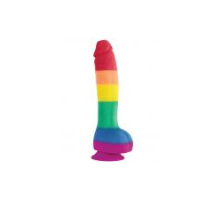  Colours Pride Edition 8 inches Dildo Rainbow   